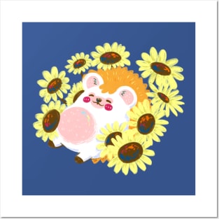 Heho and Sunflower Posters and Art